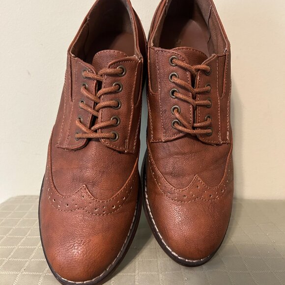 Lace up Wingtip SoftMoc Oxford Brogues - Size 8 to 8.5 Eu 39 - Picture 4 of 9